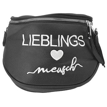 Crossbody Bag Lieblingsmensch Bauchtasche schwarz